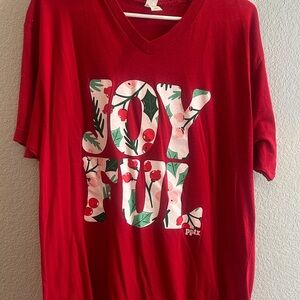 Joyful Red Women's Short Sleeve Tee